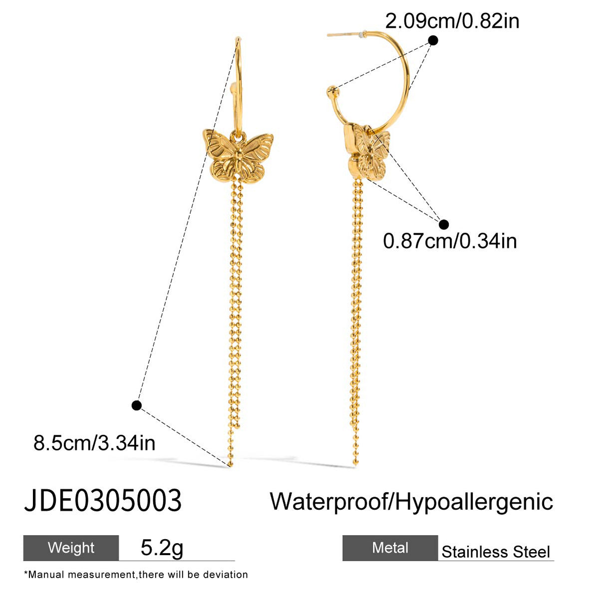 Elegant Geometric Square Stainless Steel Plated Cubic Zirconia Earrings for Women