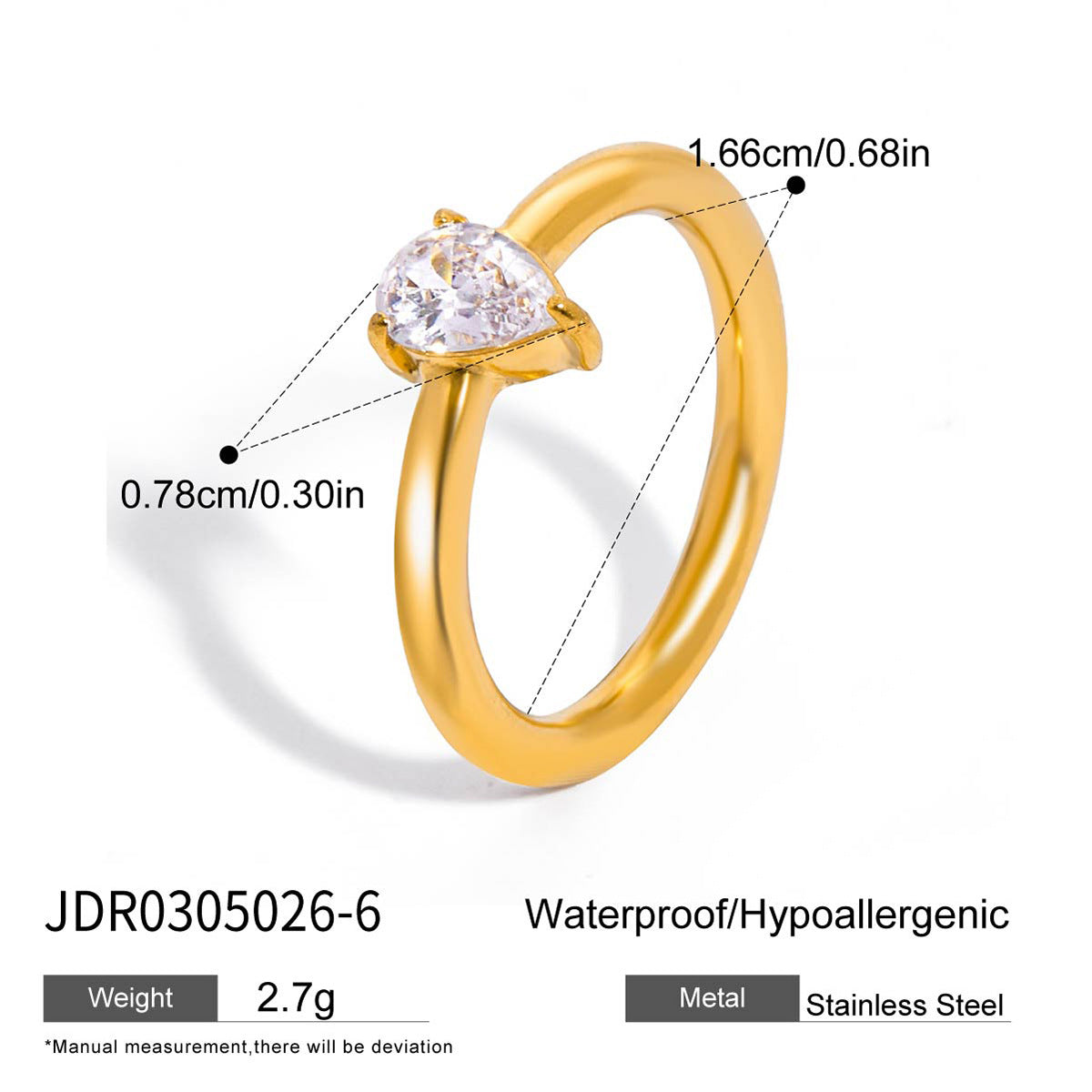 Pulsera Minimalista de Acero Inoxidable con Baño Geométrico y Circonita para Mujer
