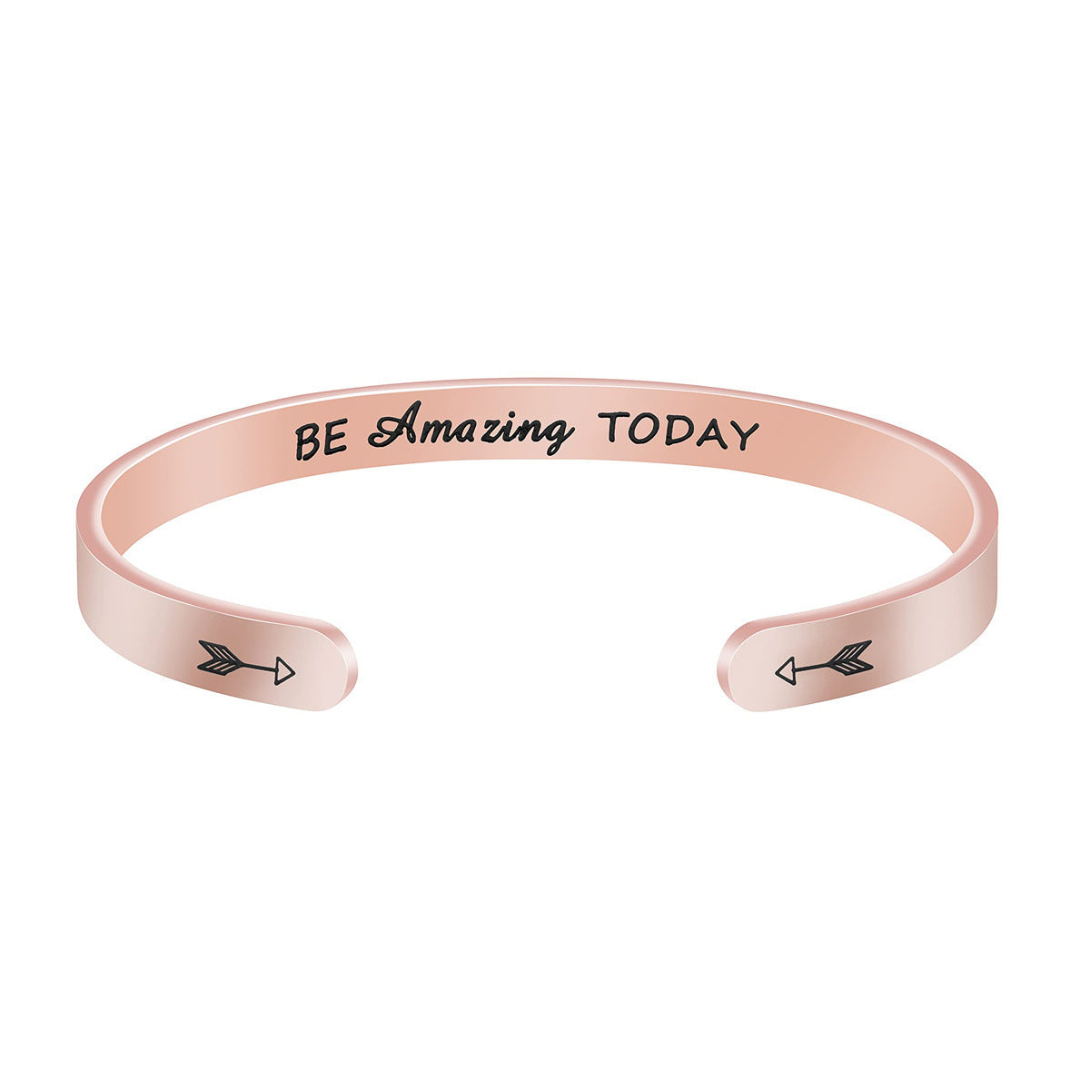 Pulsera de acero inoxidable de moda para mujer con acabado chapado, regalo ideal de Navidad, cumpleaños, Acción de Gracias para mamá