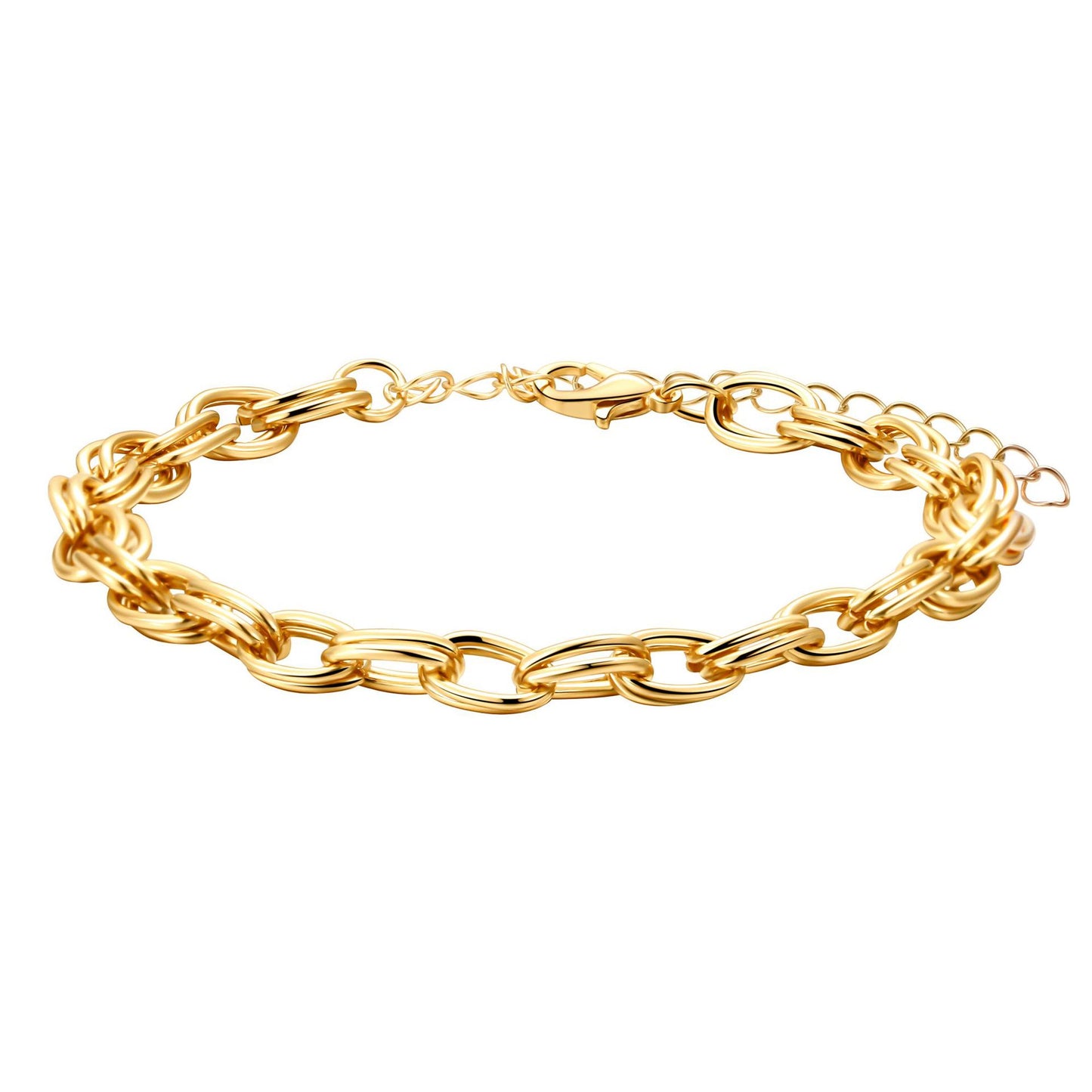 Minimalist Elegant Geometric Alloy Plated Bracelet for Women