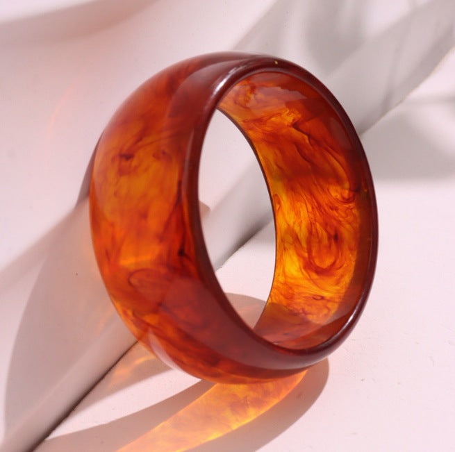 Bracciale in acrilico geometrico irregolare