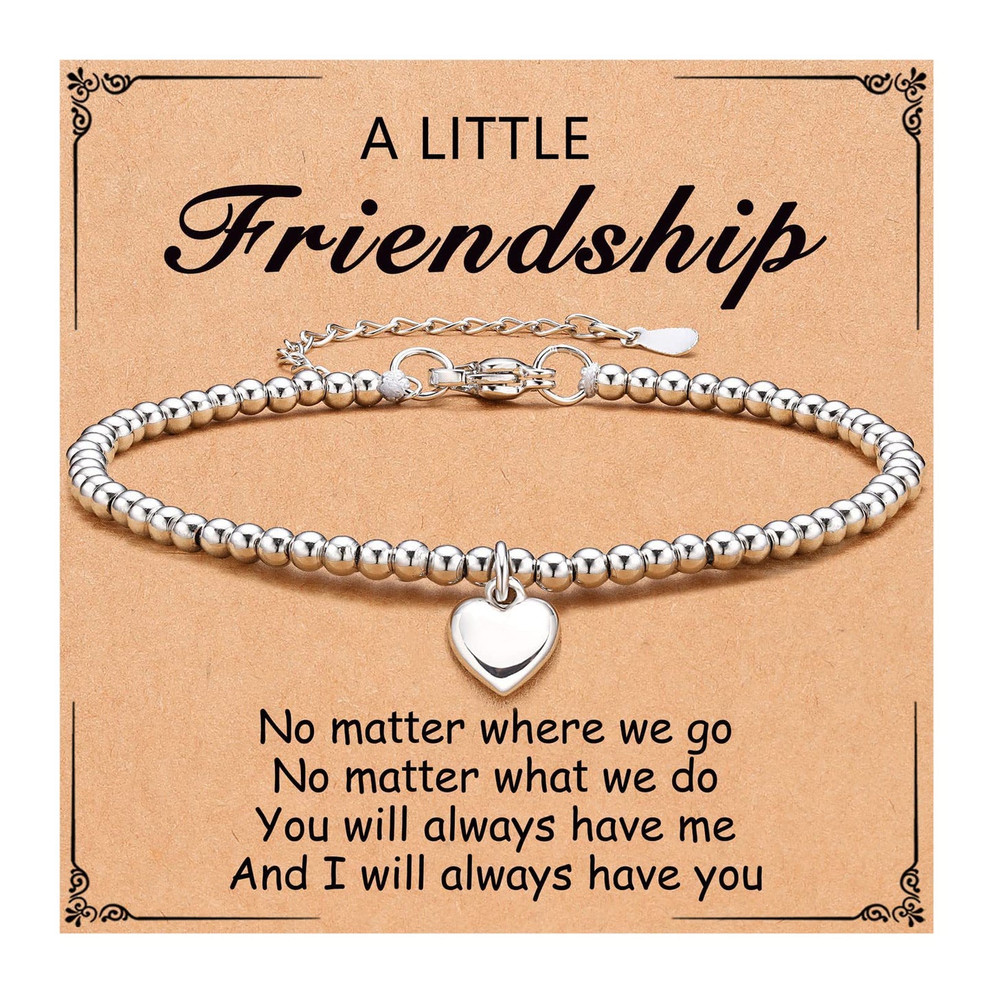 Elegant Heart Shape Titanium Steel Silver Plated Pearl Bracelet for Women