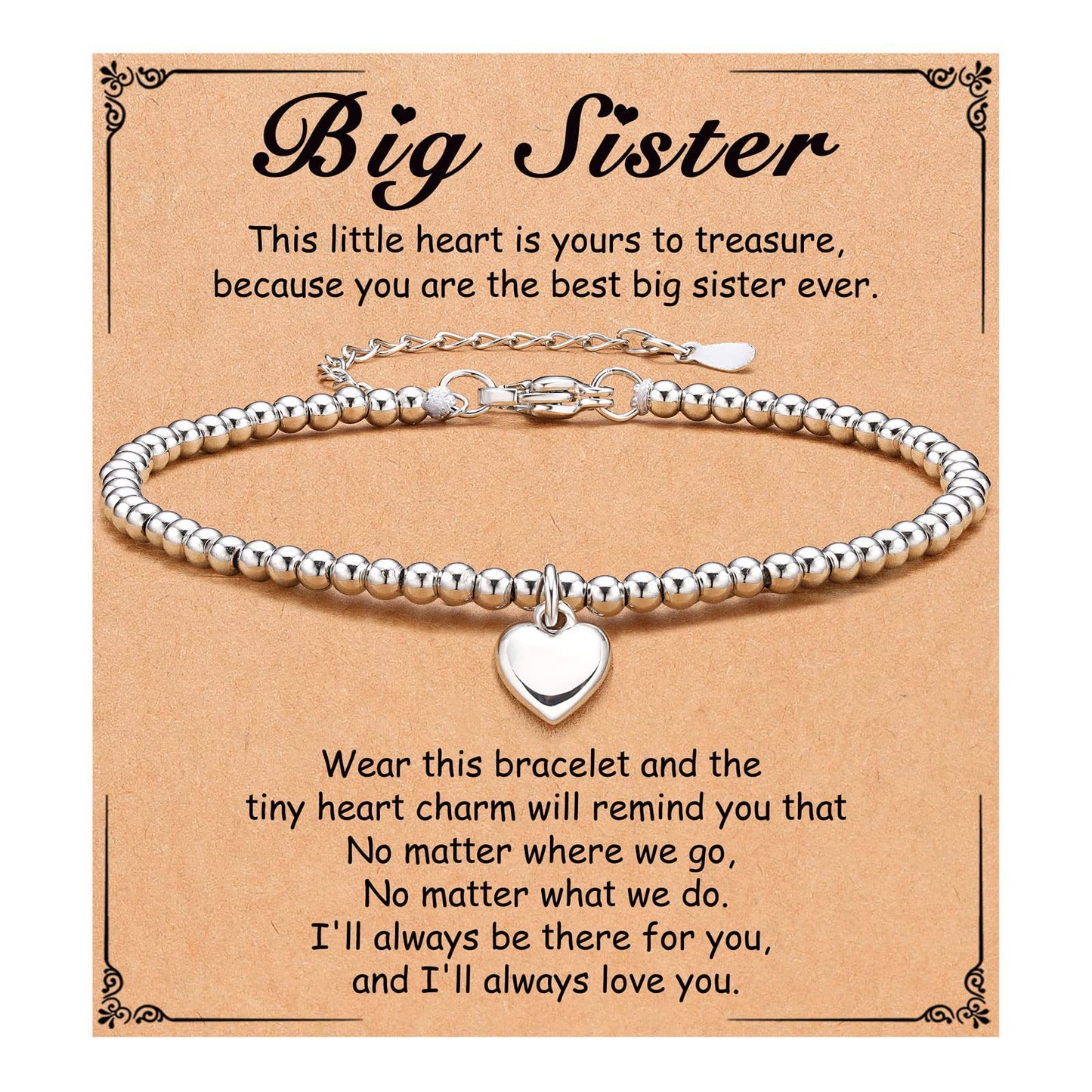 Elegant Heart Shape Titanium Steel Silver Plated Pearl Bracelet for Women