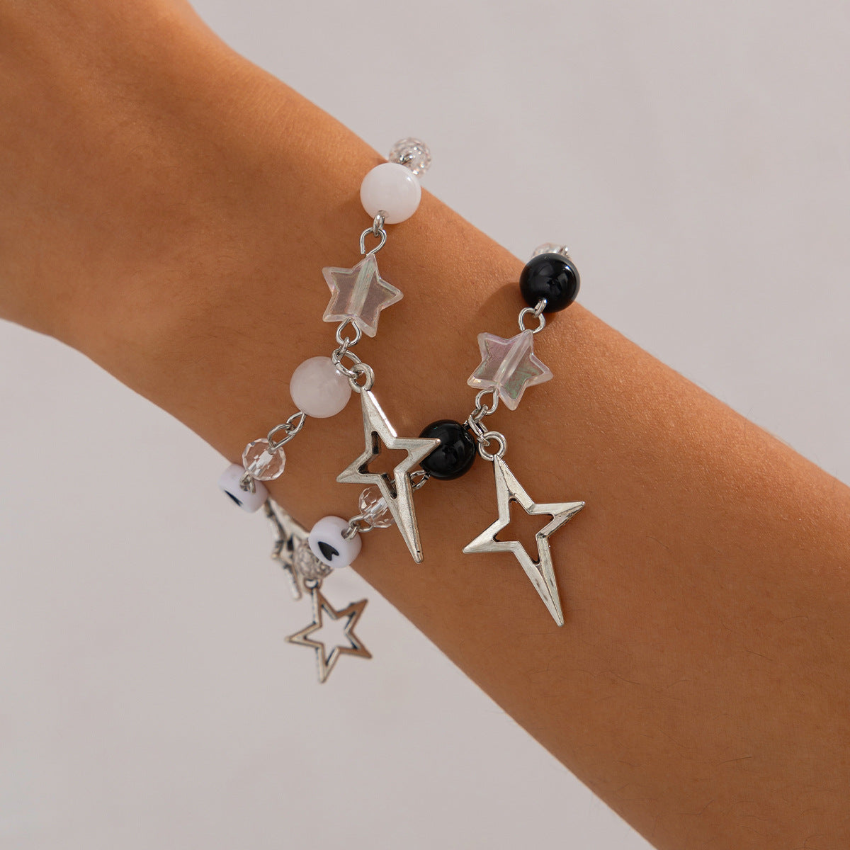 Sweet Heart and Butterfly Pearl Plated Bracelet for Women