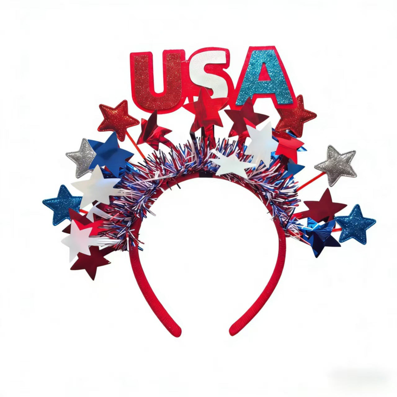 Star Resin Headband for USA Independence Day Party