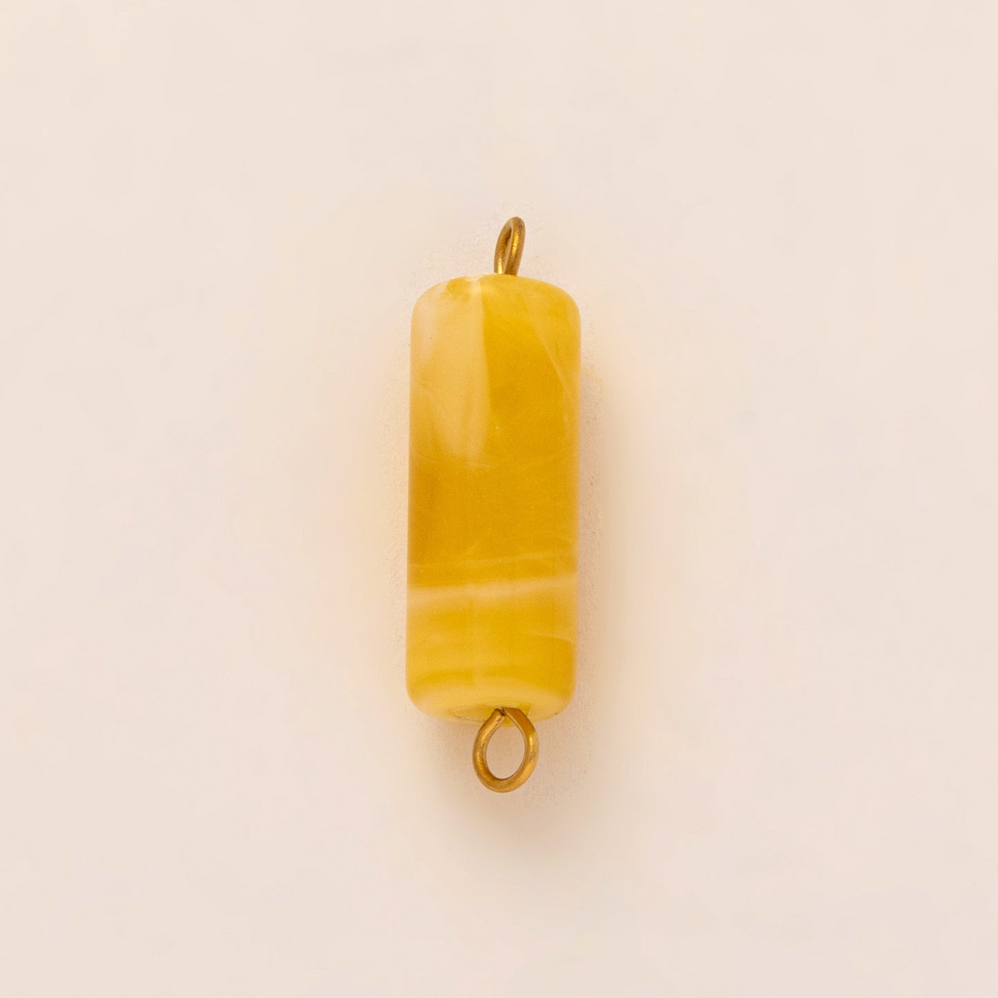 Vintage 18K Gold Plated Stainless Steel Bee Charm Bar for Women