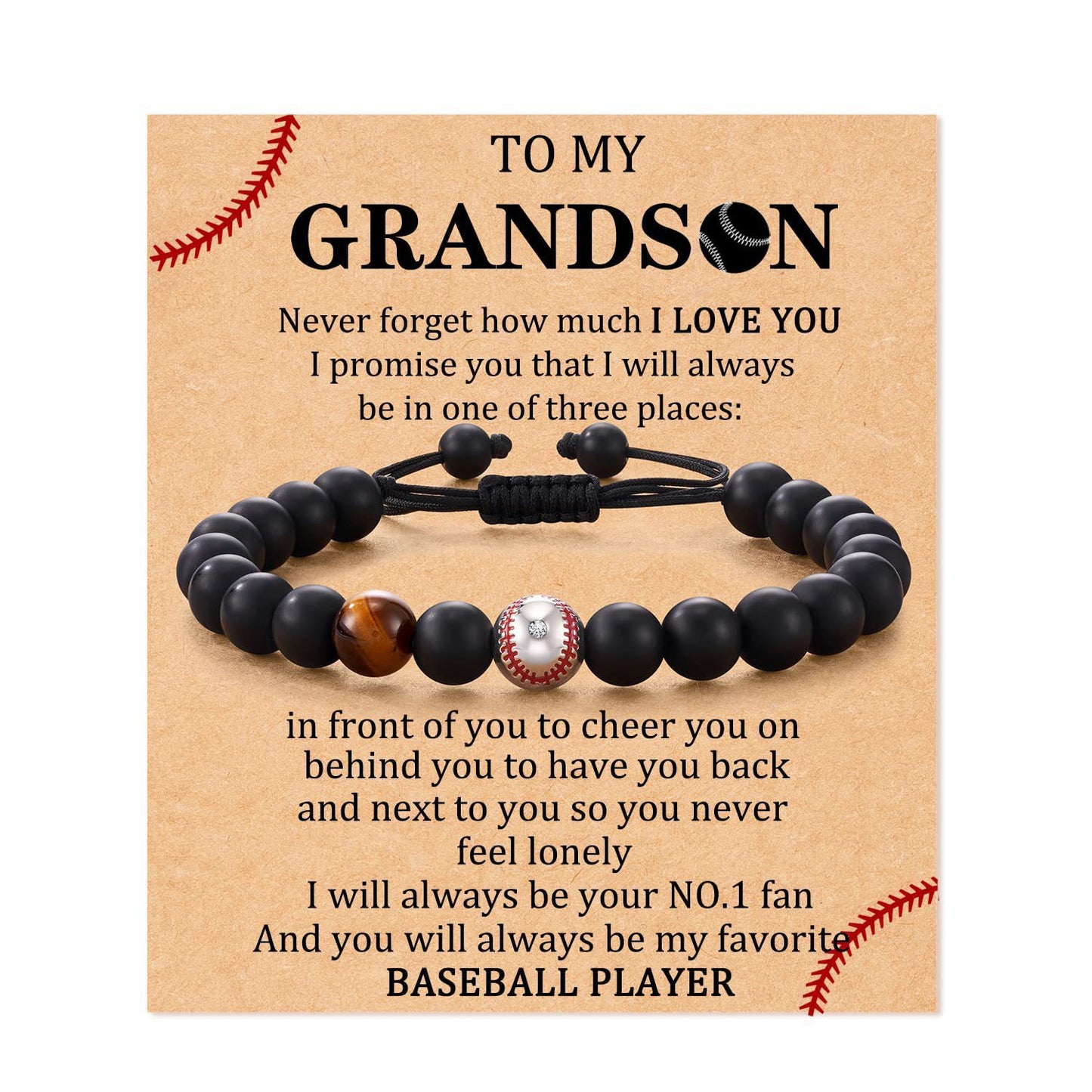 Sporty Matte Geometric Tiger Eye Agate Beaded Bracelet for Men Women
