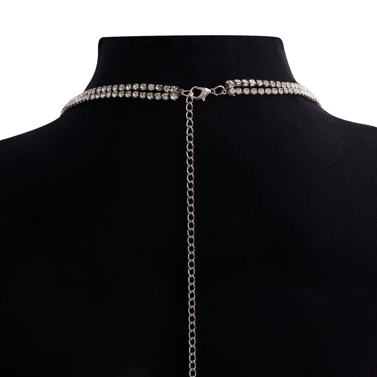 Sexy Bohemian-Style Body Chain for Women with Rhinestone Accents and Plated Alloy Construction