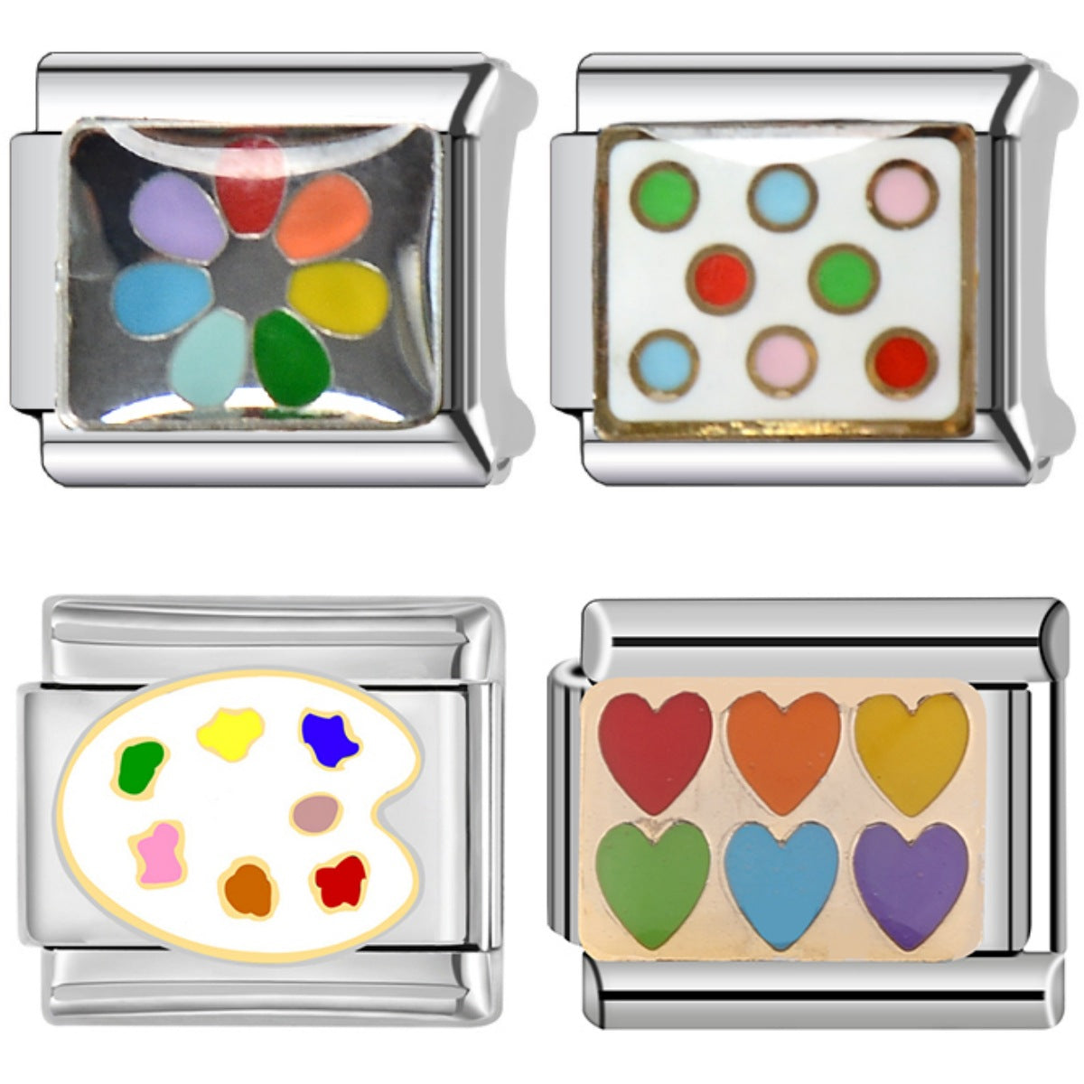 Sweet Plated Stainless Steel Geometric DIY Charm Bar