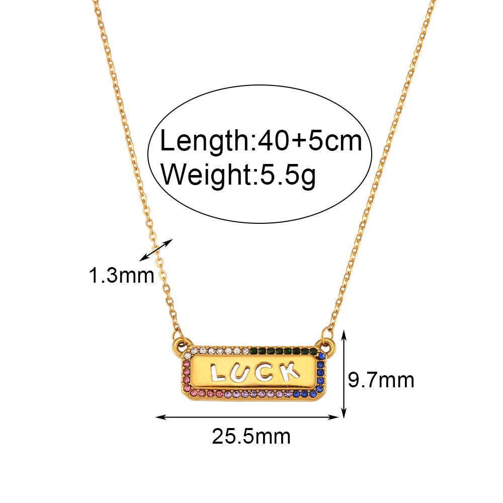 Elegante Conjunto Minimalista de Pendientes y Collar de Acero Inoxidable Chapado en Oro con Dijes de Corazón, Lágrima y Campana para Mujer