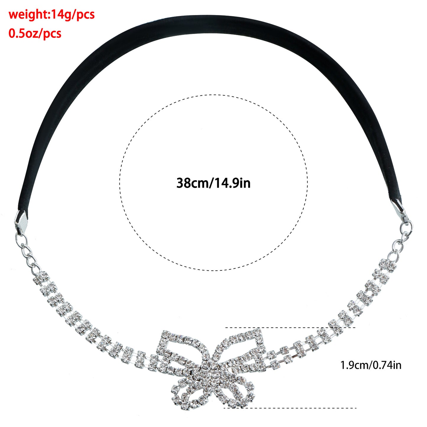 Elegant Hollow-Out Rhinestone Bowknot Anklet for Women Alloy Adjustable Leg Chain with Sparkling Star Motif