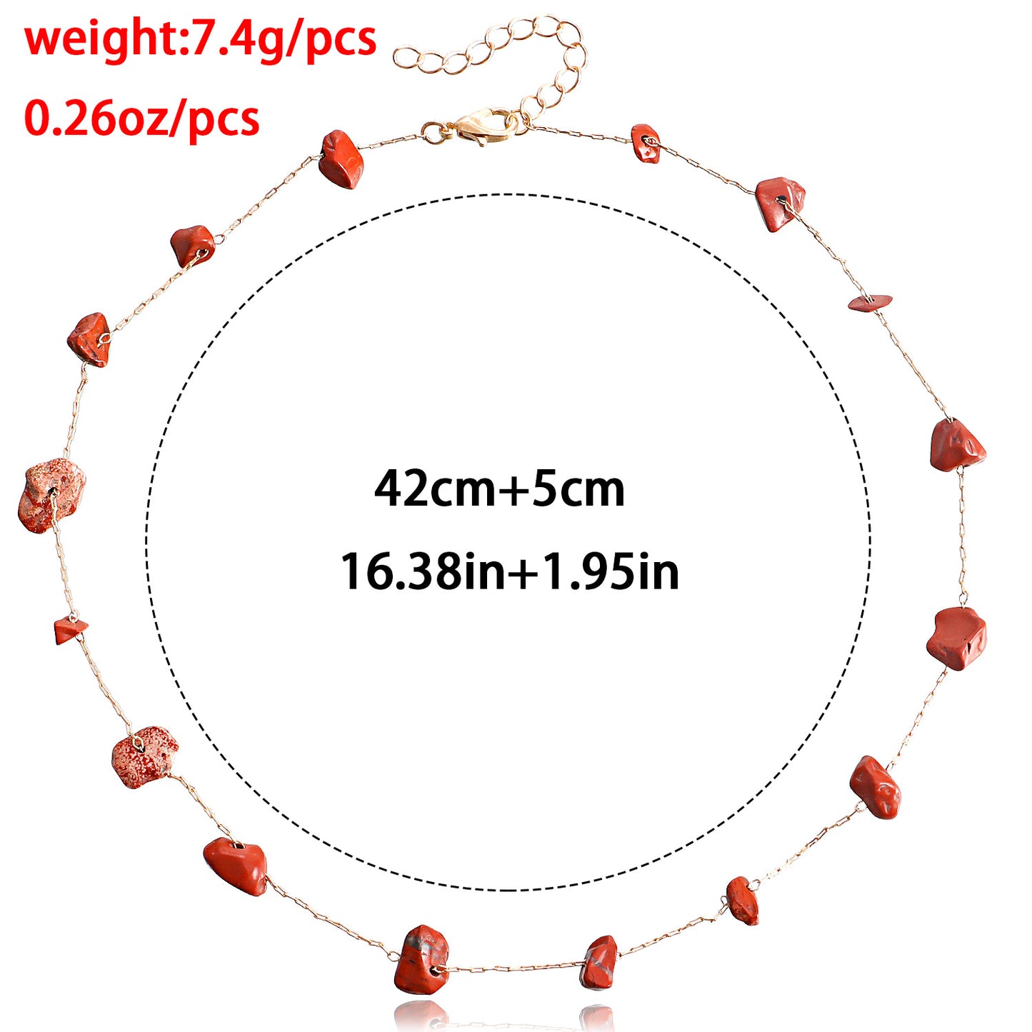 Geometric Shape Alloy Pendant Necklace for Women with Plated Finish Adjustable Clavicle Chain