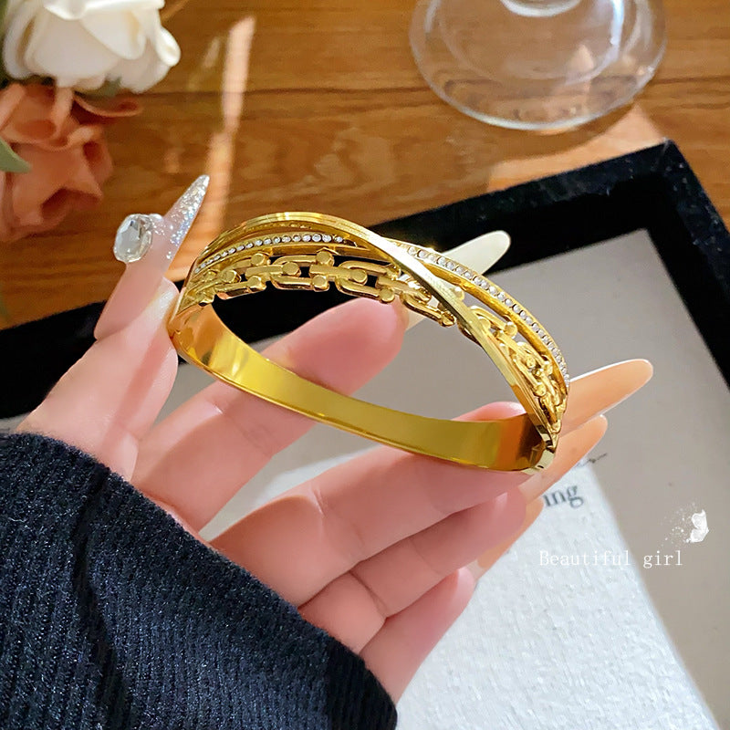 Minimalist Vintage Titanium Steel Bracelet