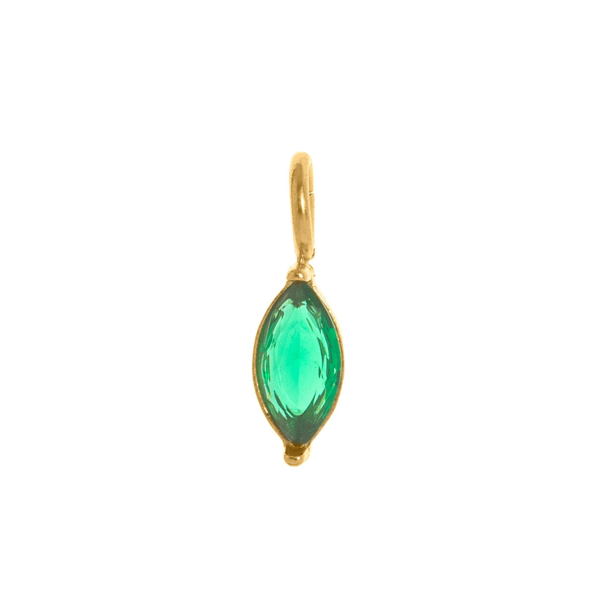 Vintage Geometric Stainless Steel 18K Gold PVD Plated DIY Charm Bar Necklace with 12 Birthstones