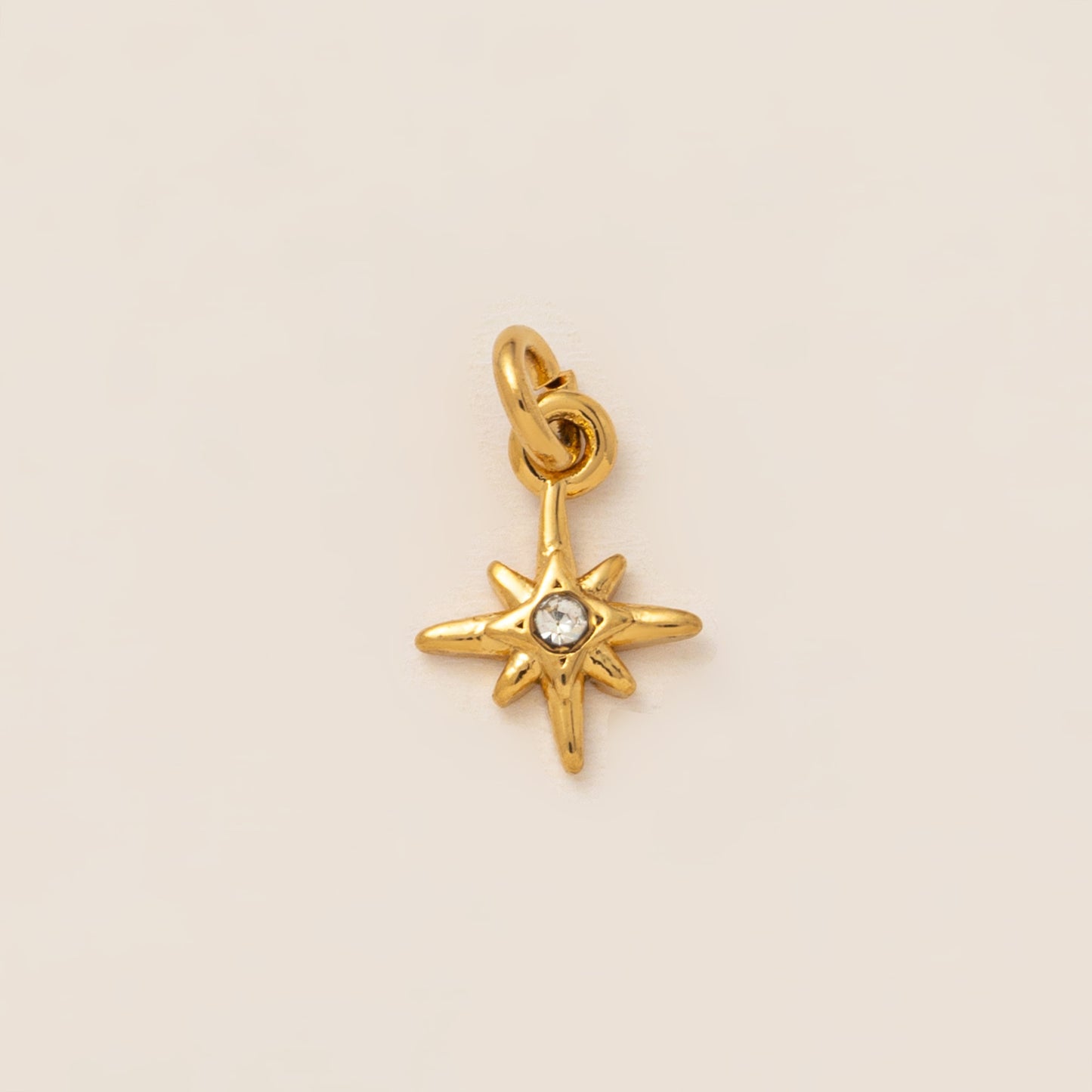 Vintage Cubic Zirconia Inlaid Titanium Steel Butterfly Heart Cross Charm Bar for Women