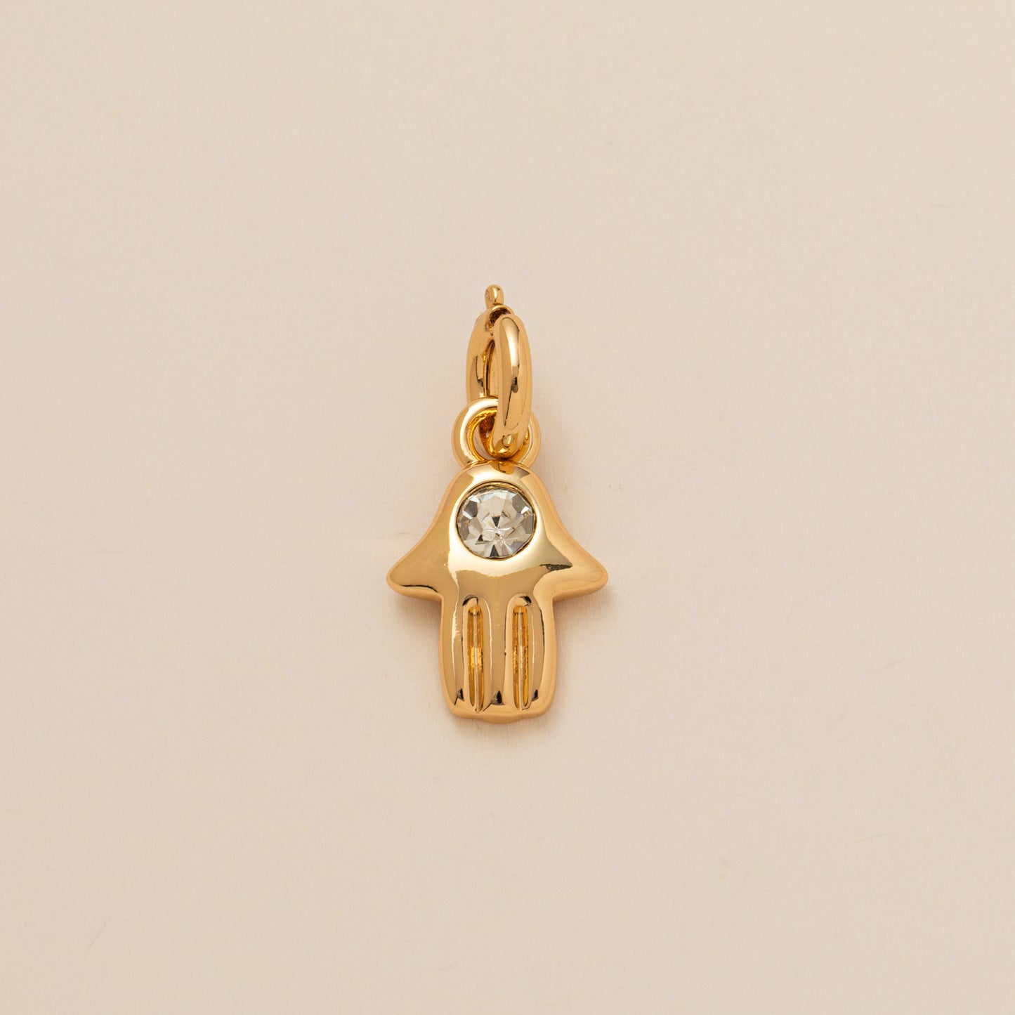 Fashion Plated Brass Moon Star Cross Pendant with Cubic Zirconia DIY Charm Bar Necklace for Unisex