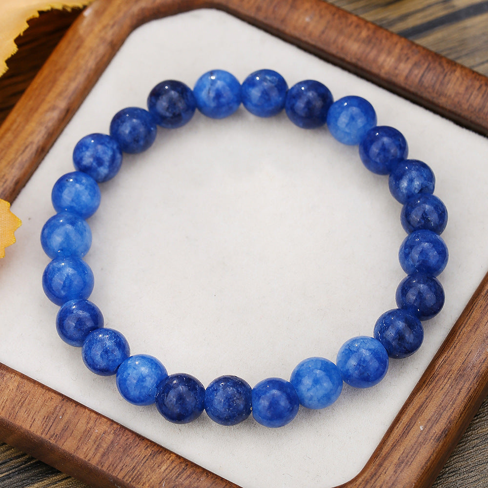 Bracciale in agata in stile ametista fatto a mano per donne e uomini, gioielli unisex alla moda da pendolare, regalo per madri, amici, coppie e souvenir di viaggio