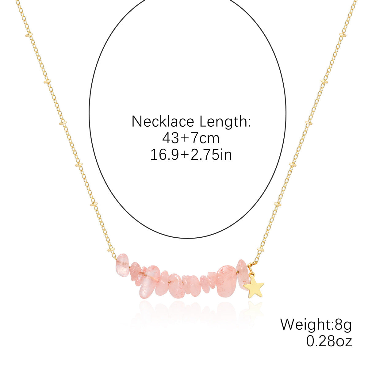 Bohemian Sweet Geometric Pearl Plated Ball Chain Necklace for Women