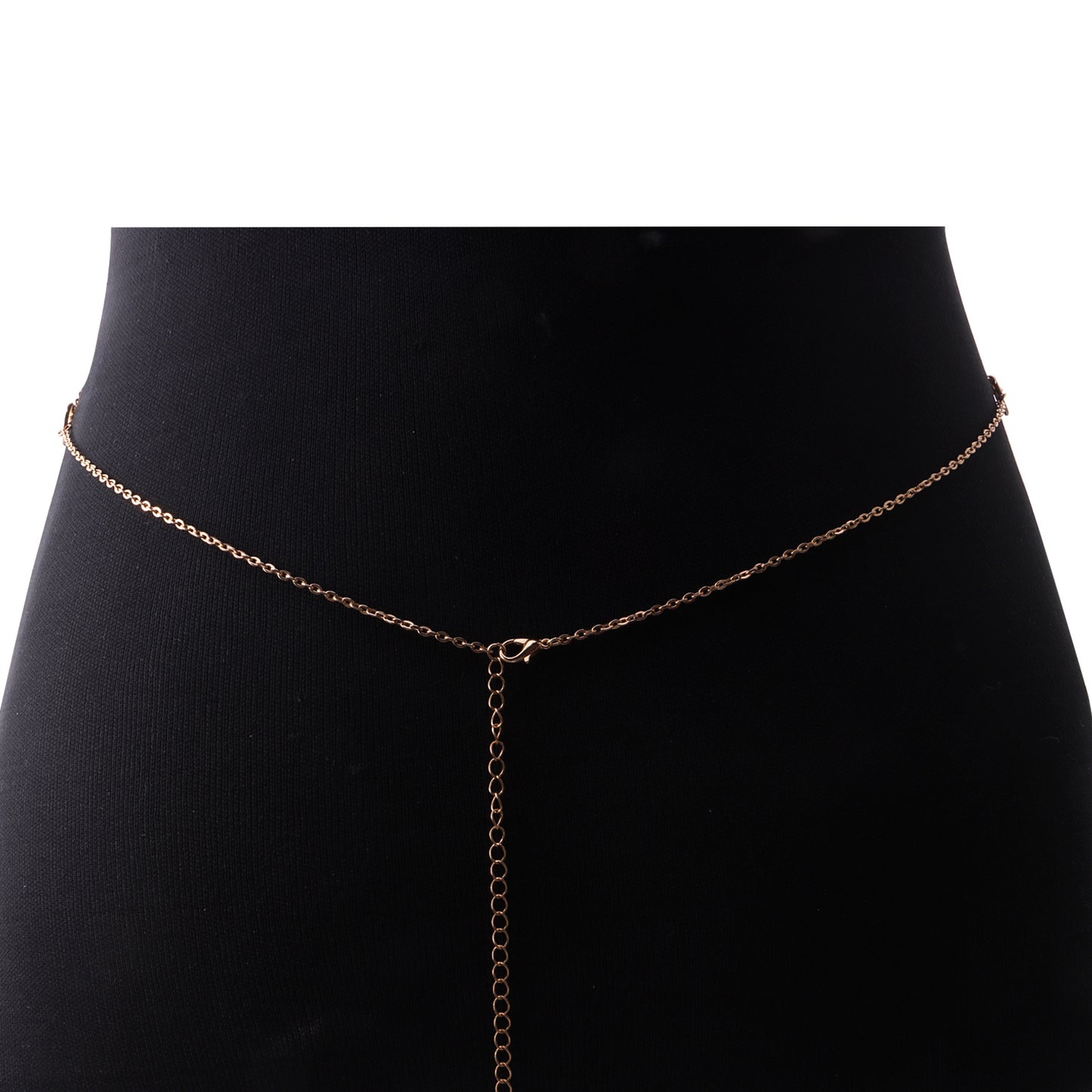 Geometric Five-Circle Body Chain for Women in Alloy with Plated Finish
