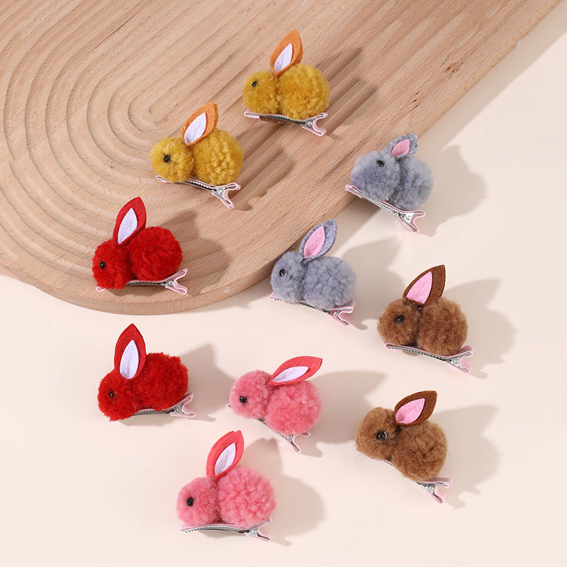 Natural Style Bow-Shaped Hair Clip for Girls Made of Polyester with Ruffled and Mesh Details Princess Collection