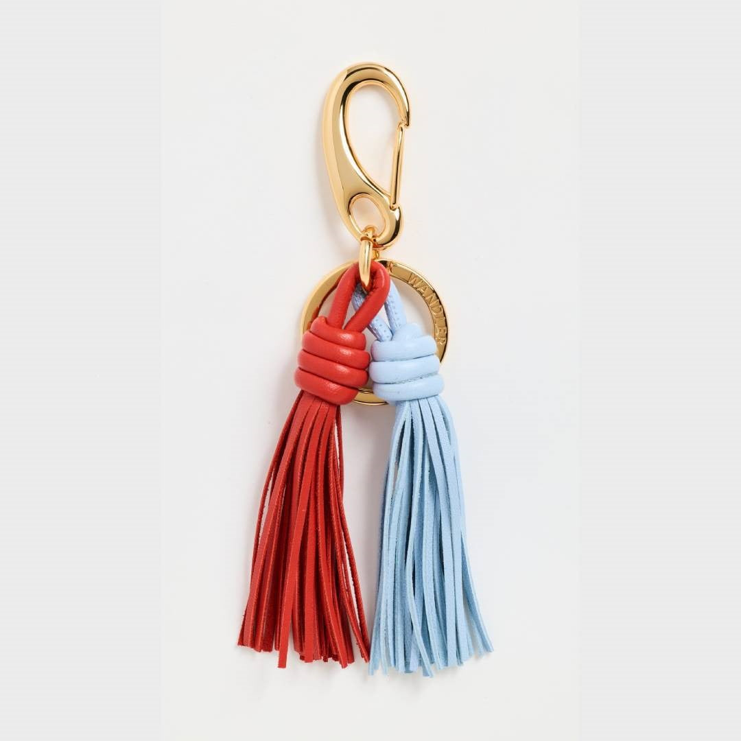 Vintage Elegant Geometric Cherry Heart Teardrop Bell Alloy Plated Bag Charm