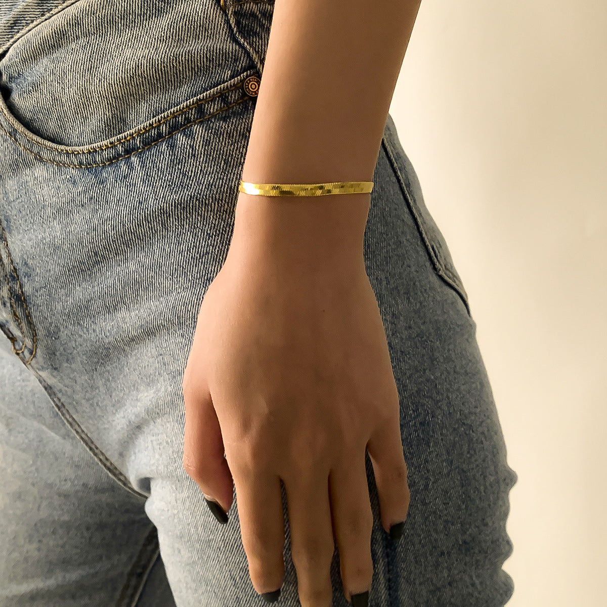 Minimalist Hip Hop Niche Instagram Style Snake Chain Alloy Waist Chain Body Chain