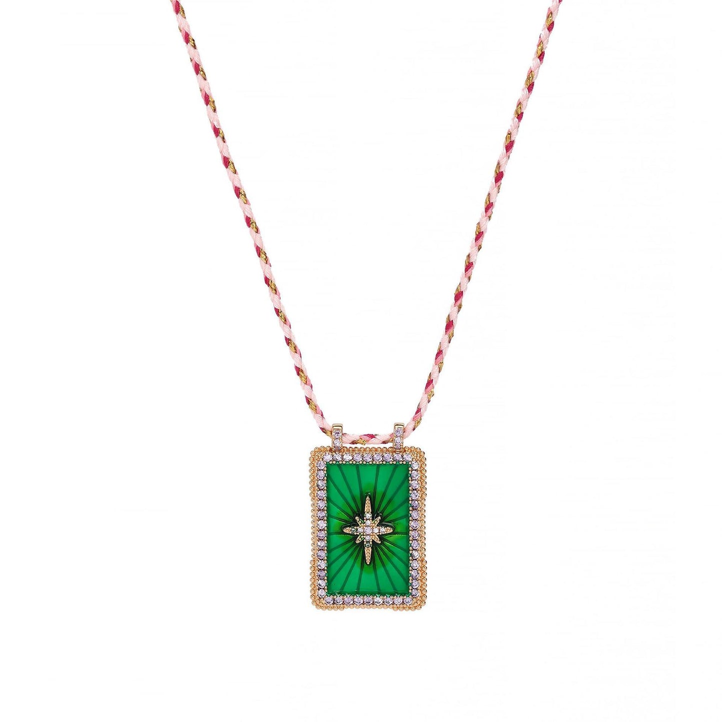 Bohemian Style Vintage Sun Moon and Evil Eye Pendant Necklace for Women with Copper Heart Charm and Star Motifs on Standard Chain