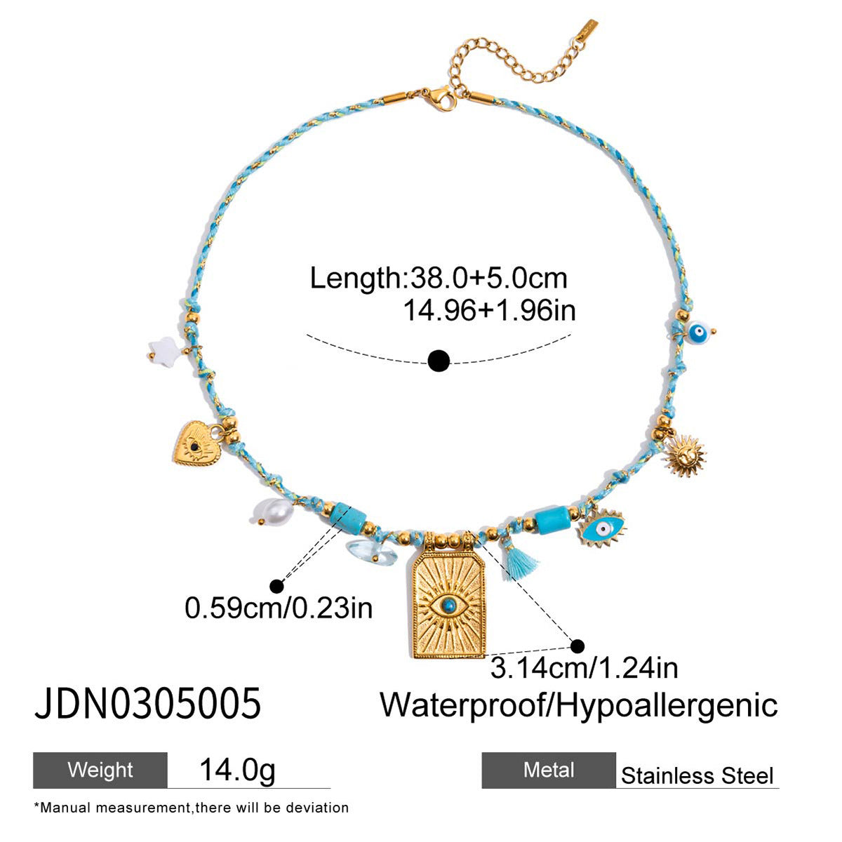Collar con colgante minimalista de corazón de acero de titanio con acabado chapado para mujer, delicada cadena para la clavícula