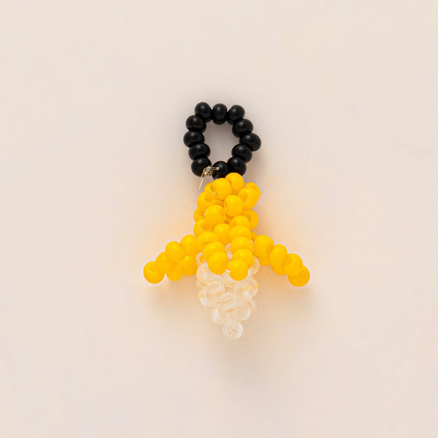 Fashion Minimalist Brass Plated Cubic Zirconia Pearl Note Charm Bar