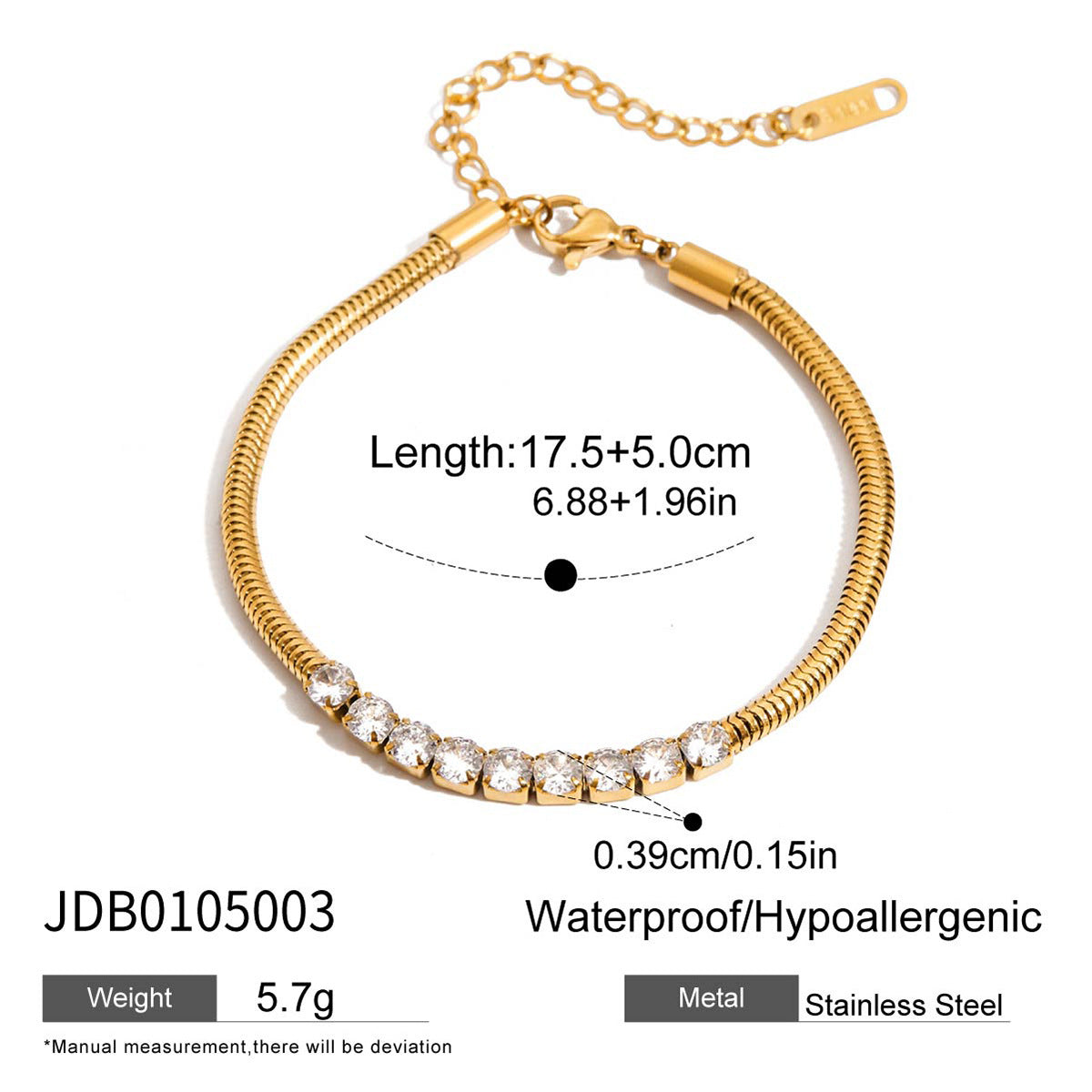 Minimalist Butterfly Geometric Stainless Steel Plated Bracelet for Women