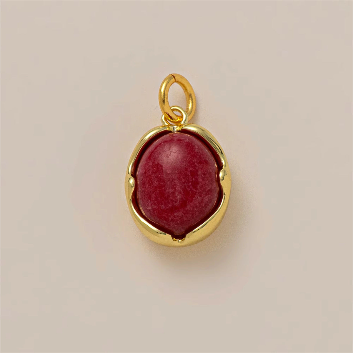 Minimalist Floral Pattern Brass PVD Plated Charm Bar