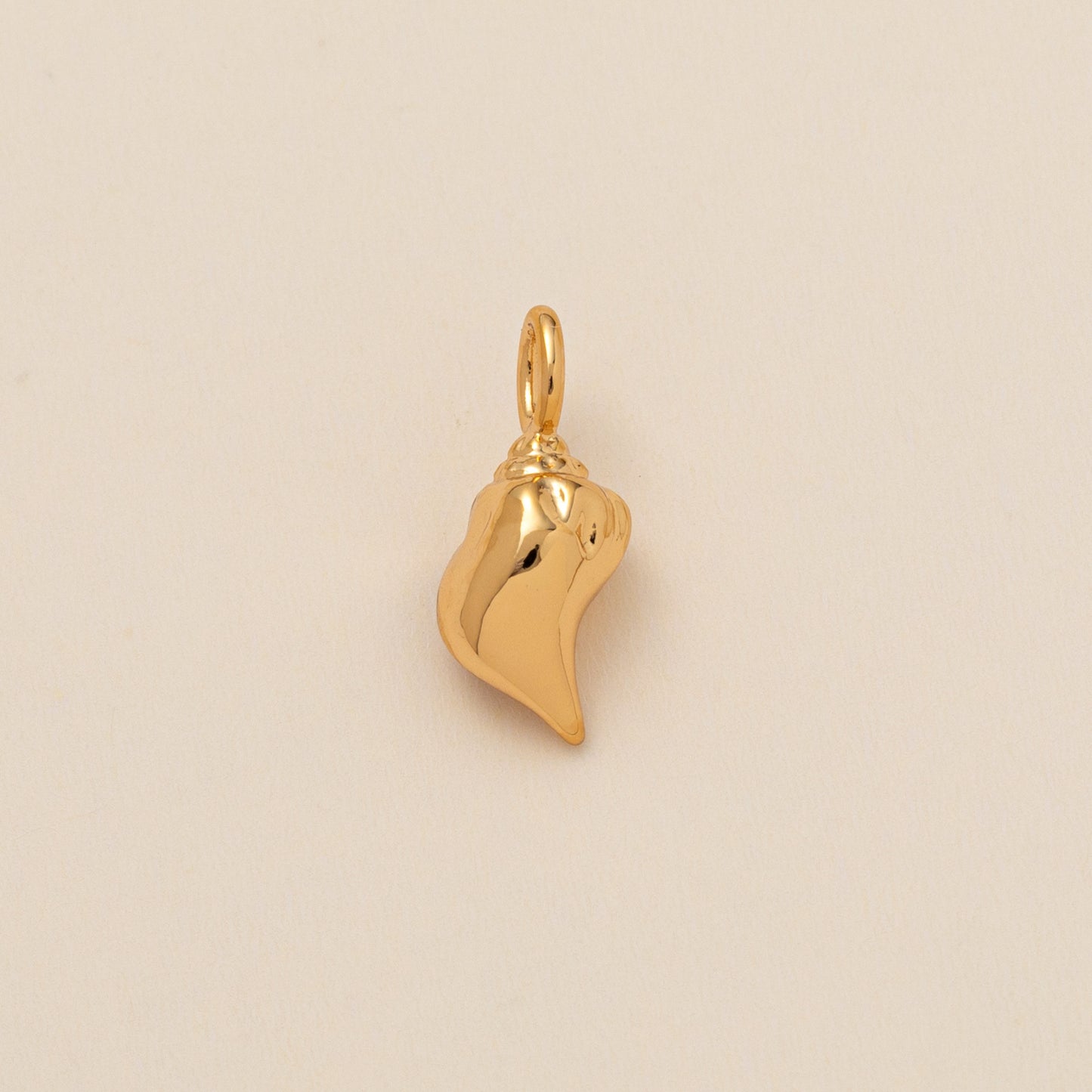 Minimalist Plated Brass Heart Charm Bar