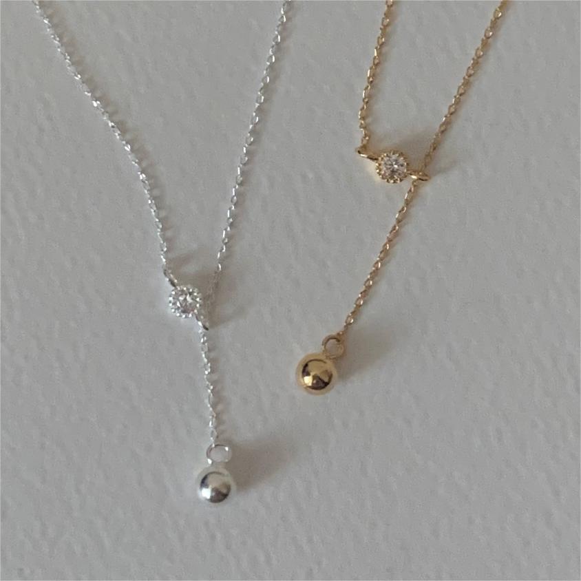 Collana con ciondolo a cuore minimalista in argento sterling 925 con zirconi cubici, catena regolabile