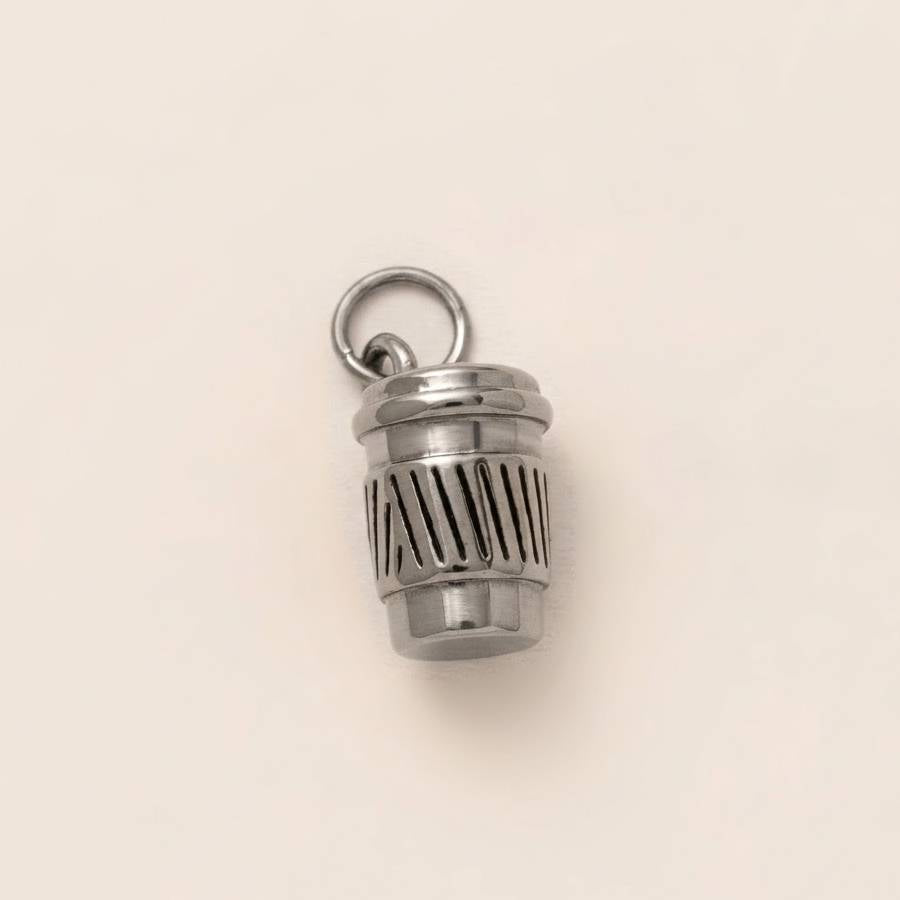 Barra Charm Geometrica in Acciaio Titanio Placcato