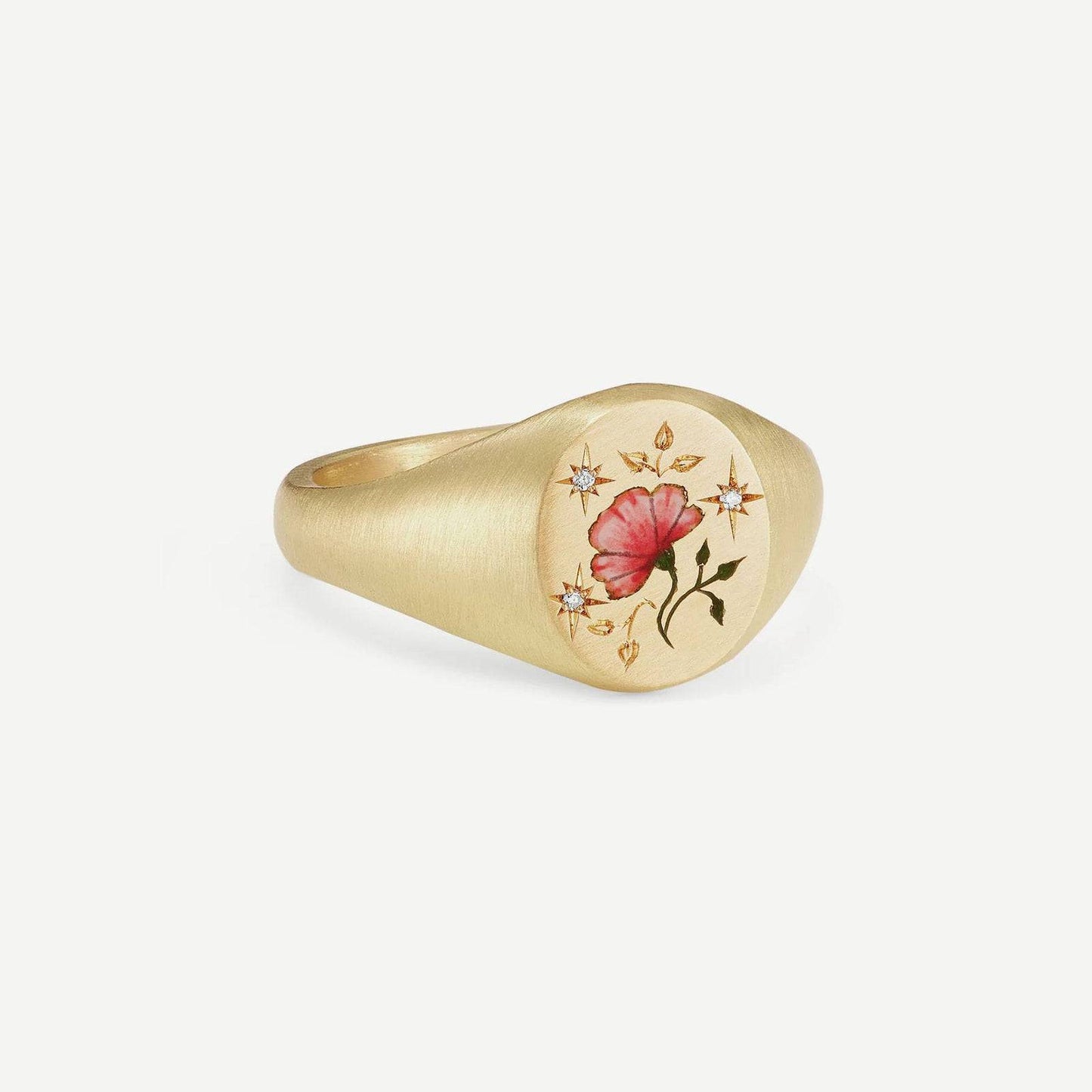 Fashion Heart Animal Stainless Steel PVD Ring