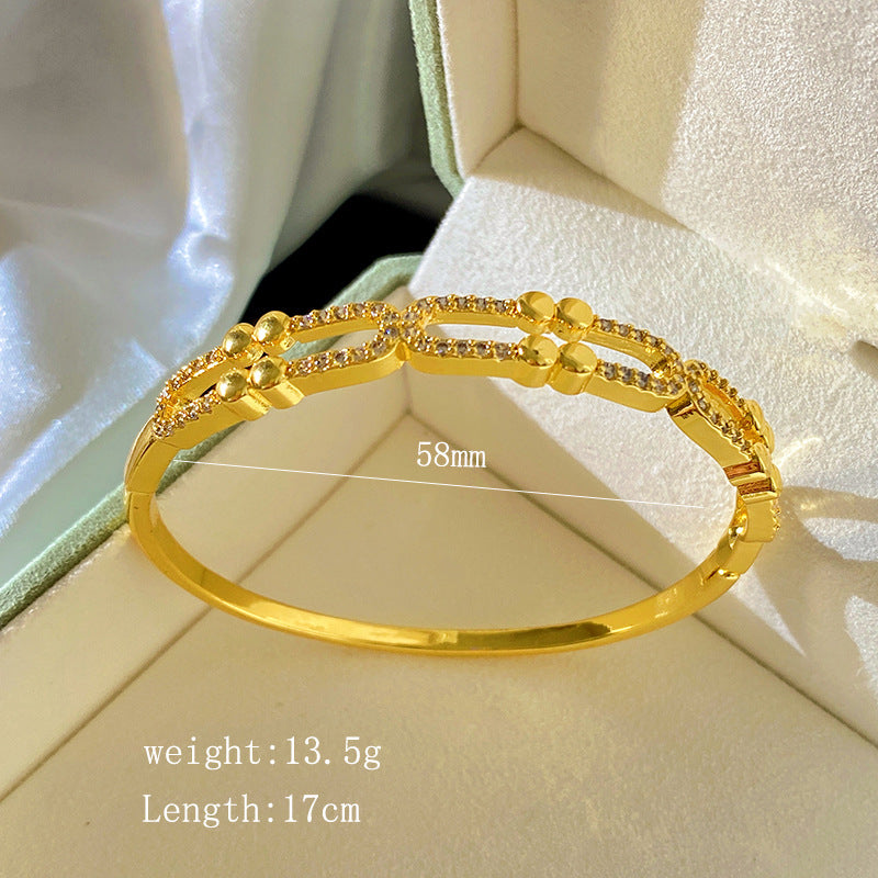 Vintage Plated Titanium Steel Bracelet