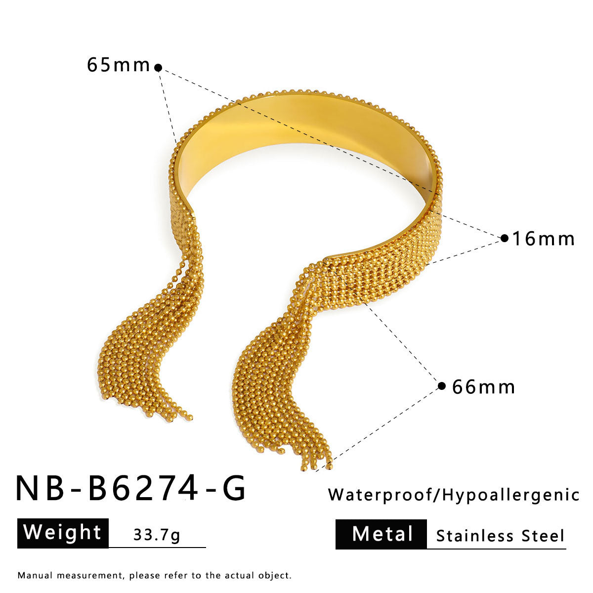 Set Anello e Bracciale con Nappe Minimalisti a Forma di C in Acciaio Inossidabile da Donna con Design Aperto e Finitura Galvanizzata