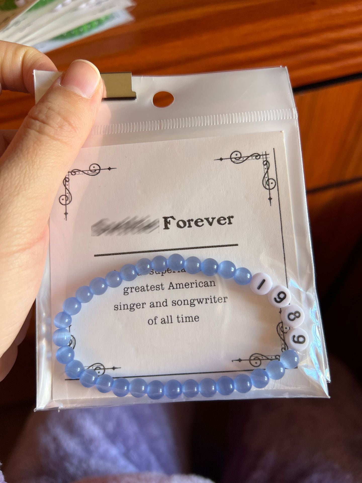 Love Letter Resin Stretch Bracelet for Women