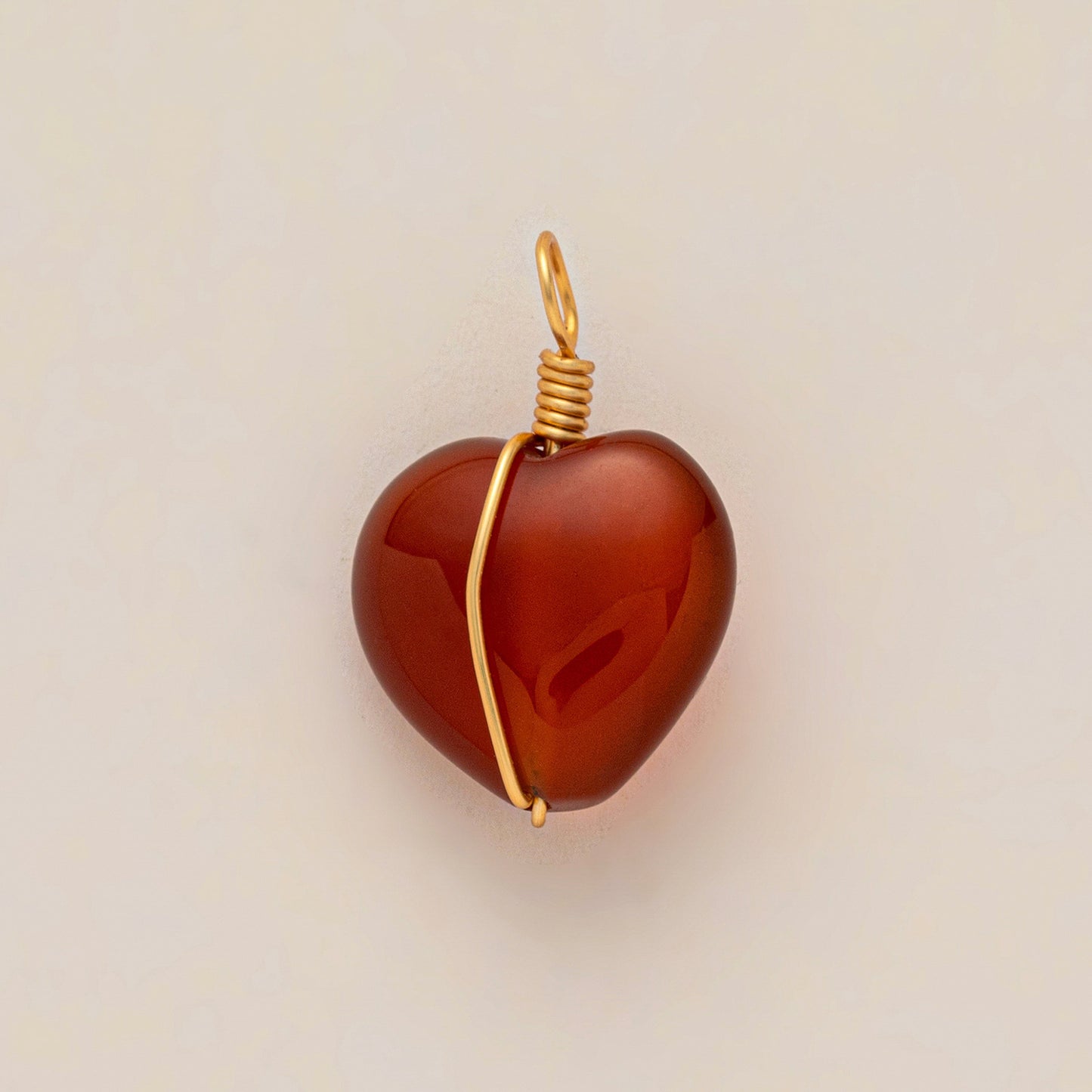 Minimalist Heart Stainless Steel Plated Necklace with Cubic Zirconia