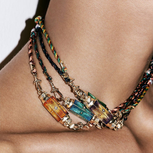 Collana Bohemien Geometrica con Ciondolo a Stella e Occhio in Rame Placcato Oro