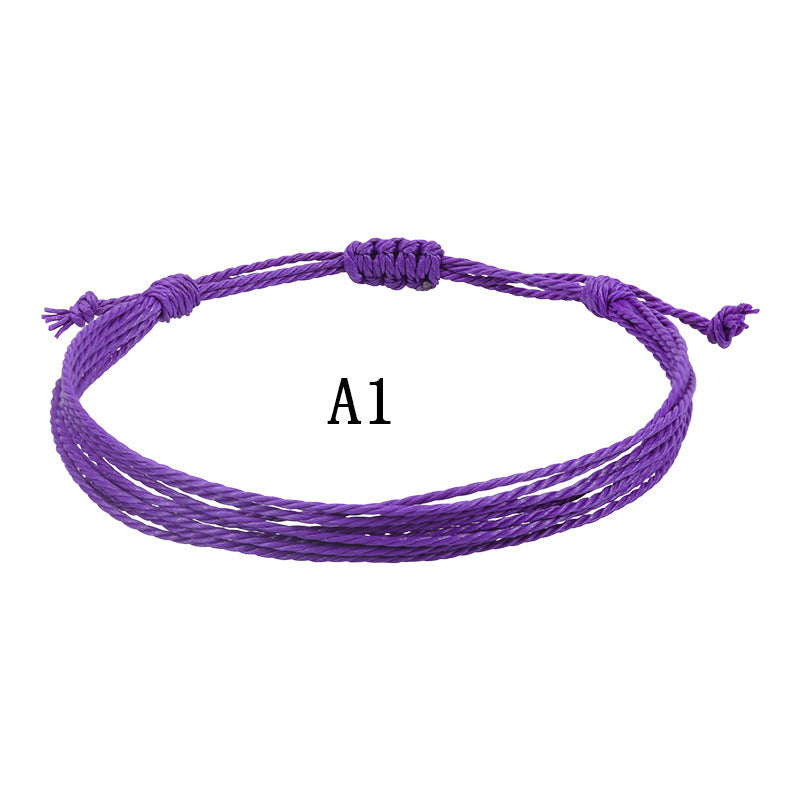 Handmade Braided Heart Nylon Friendship Bracelet Unisex