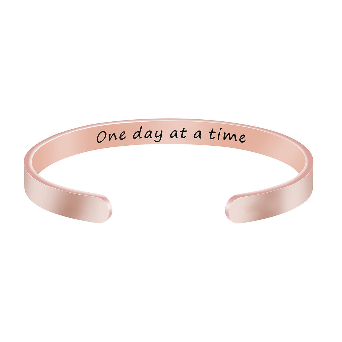 Pulsera de acero inoxidable de moda para mujer con acabado chapado, regalo ideal de Navidad, cumpleaños, Acción de Gracias para mamá