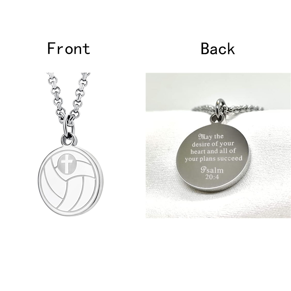 Collana girocollo da donna con ciondolo rotondo geometrico minimalista in acciaio al titanio con finitura lucida e catena a O