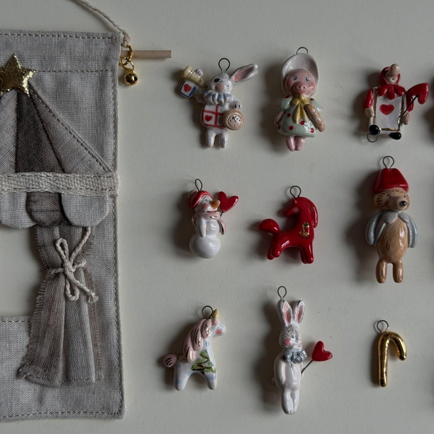 Ciondolo A Goccia Bar Con Perle E Stella Animale In Ottone Placcato Oro 14K Vintage