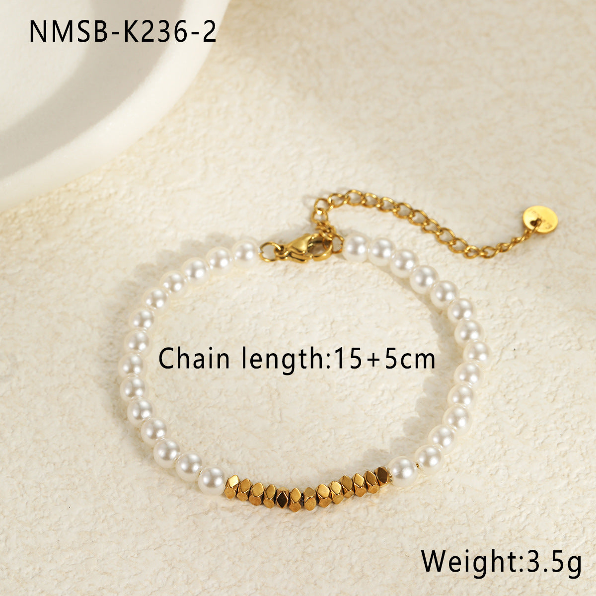 Elegant Baroque Style Geometric Stainless Steel Bracelet and Earrings Set with Plating Finish for Women