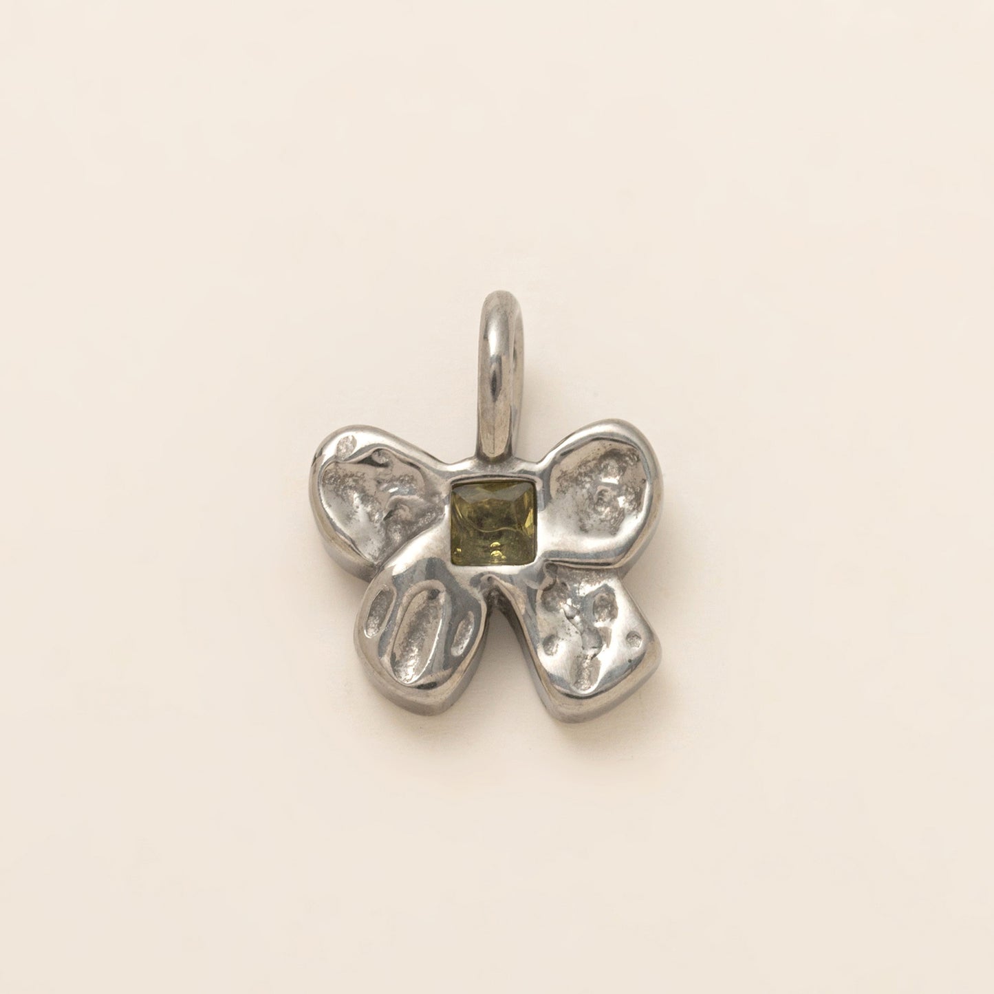 Vintage Luxury Heart Geometric Stainless Steel Plated Drip Oil Charm Bar