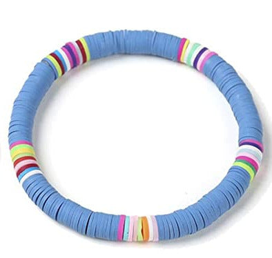 Bohemian Geometric Resin Bracelet Unisex Colorful Rainbow Hand Jewelry