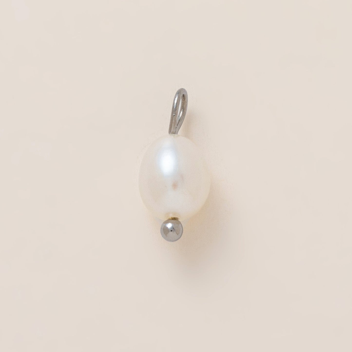 Vintage Baroque Irregular Freshwater Pearl Charm Bar Pendant 8mm Geometric Round Oval Plated Jewelry Accessories for Women