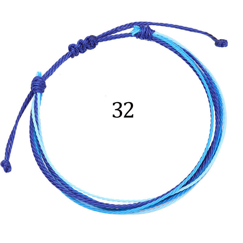 Handmade Braided Heart Nylon Friendship Bracelet Unisex