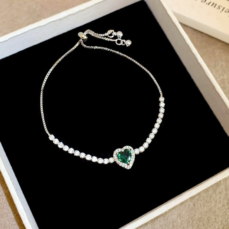 Luxury Elegant Geometric Alloy Plated Bracelet with Cubic Zirconia for Women